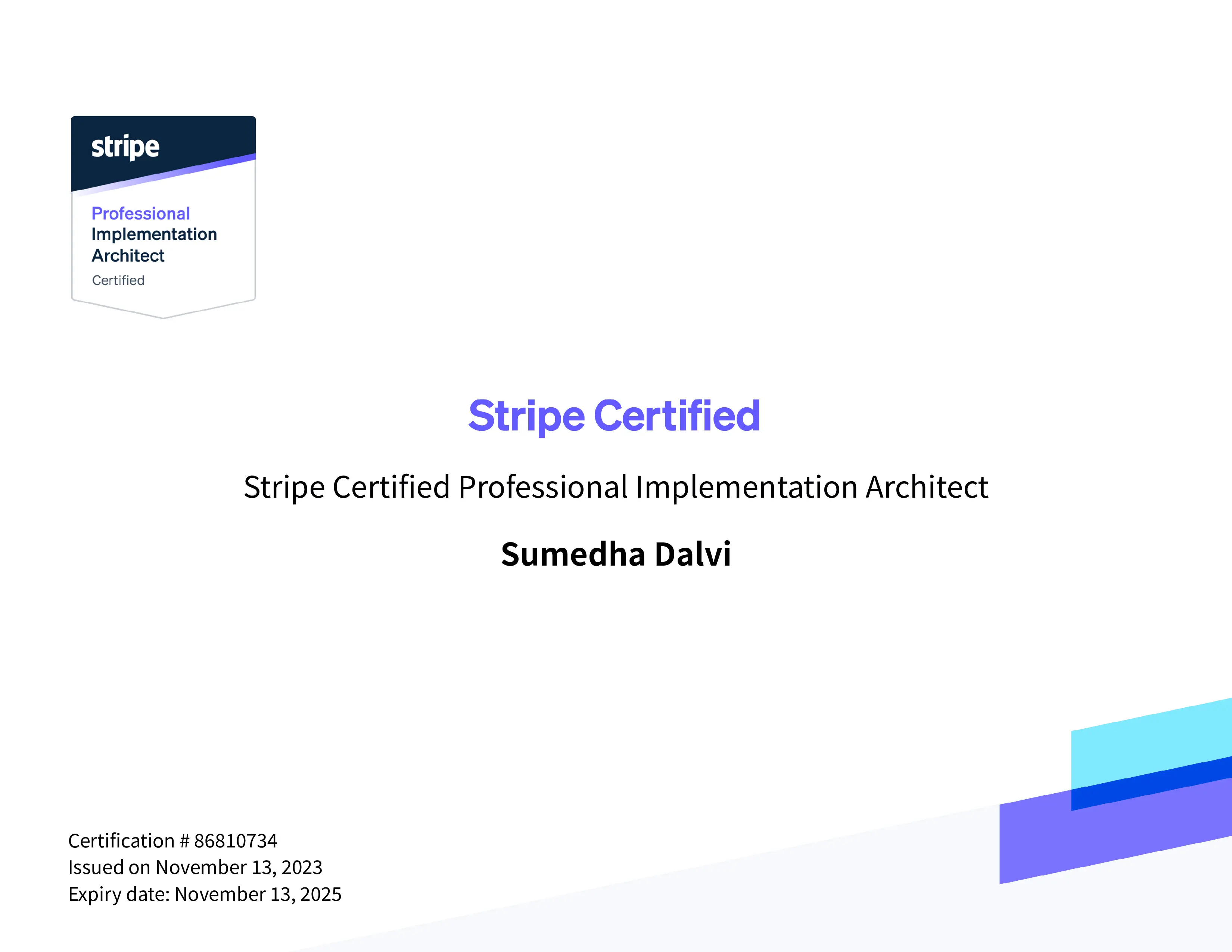 Stripe Developer Certification 1